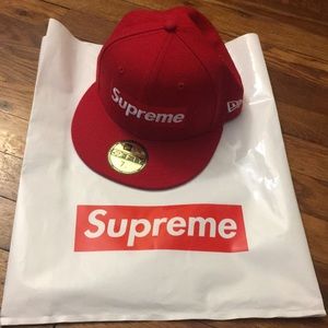 Authentic Supreme Playboy Box Logo New Era Hat